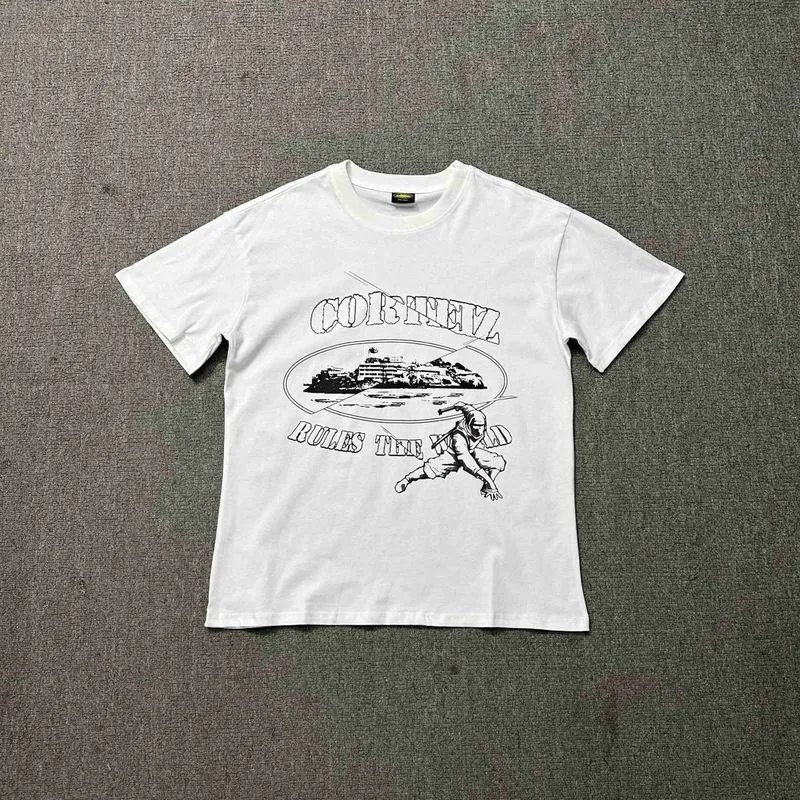 Off-White x Virgil Abloh 'Industrial' Oval Logo White T-Shirt - 14