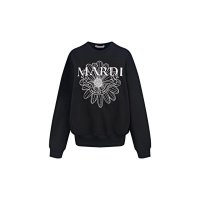 Black: Sectional floral [embroidery]