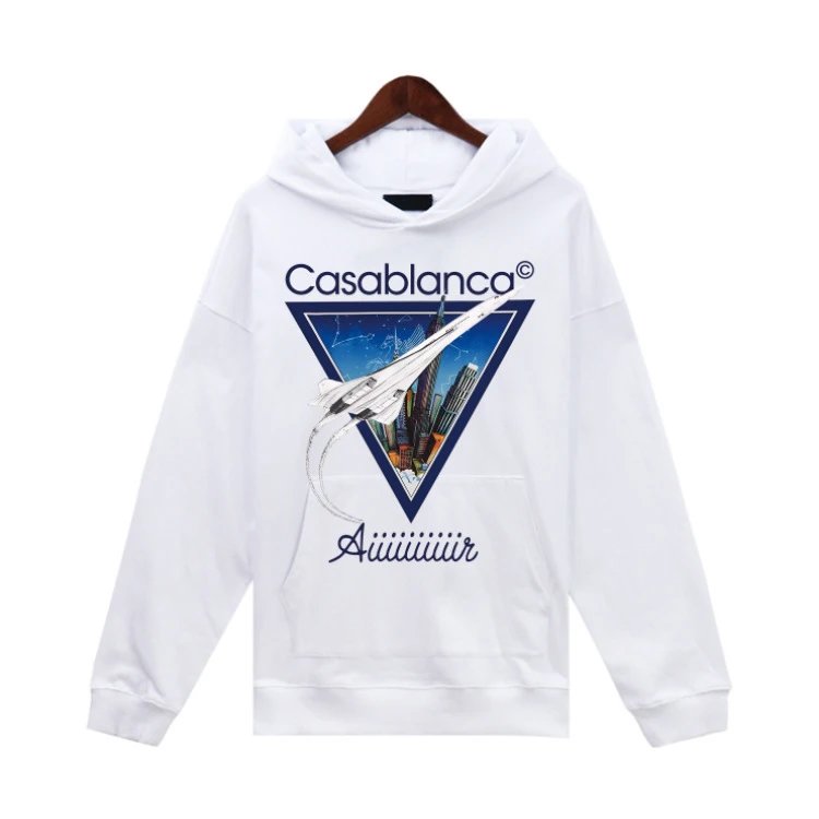 Casablanca Arch Sunset Hoodie Black Yellow Blue