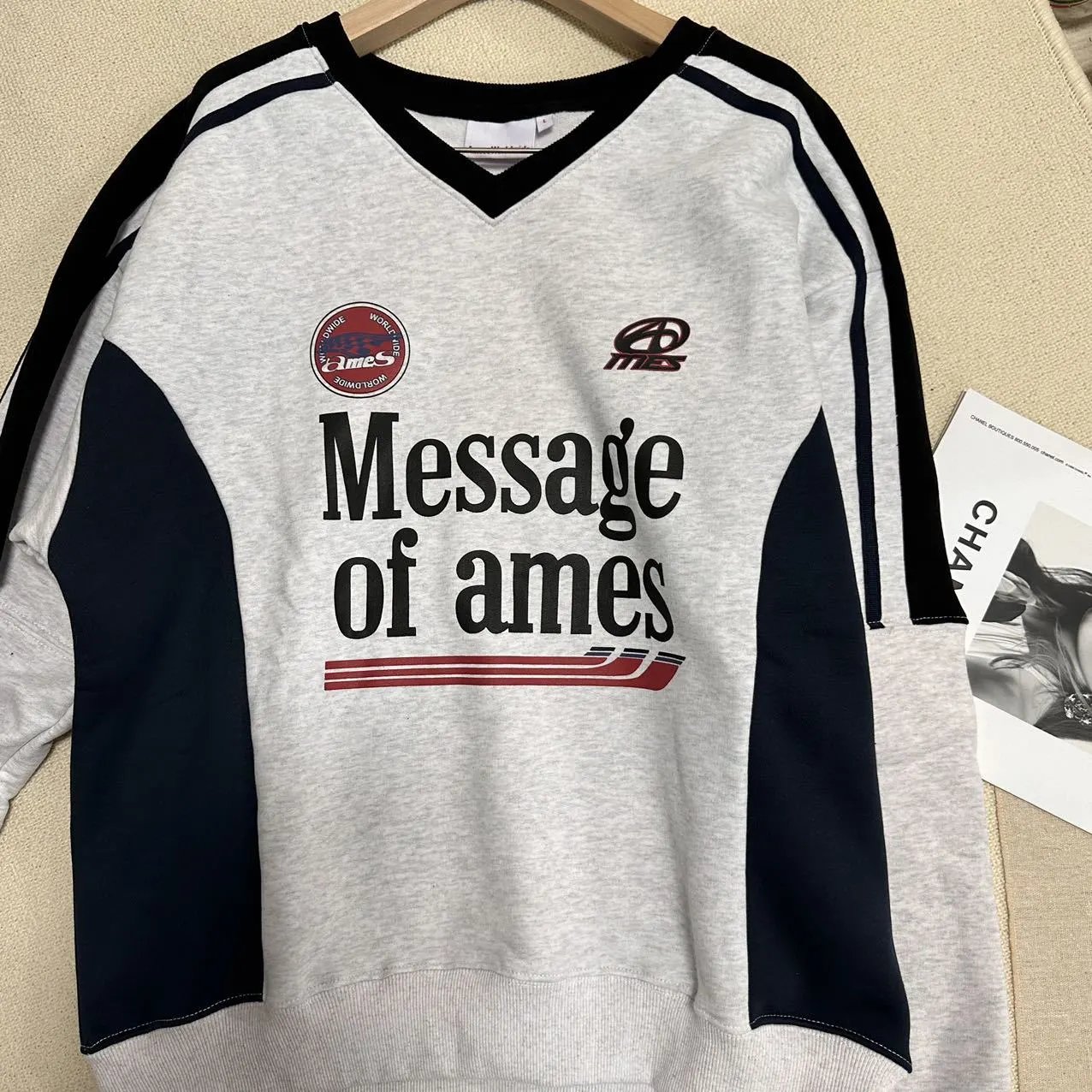 Ames x Adidas Message of Ames Black / Gray Hoodie - 5