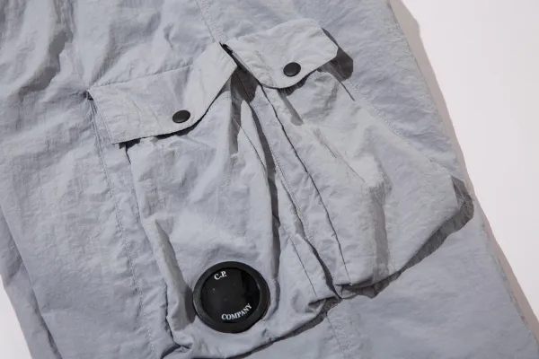 Stone Island Technical Nylon Cargo Shorts Blue - 16
