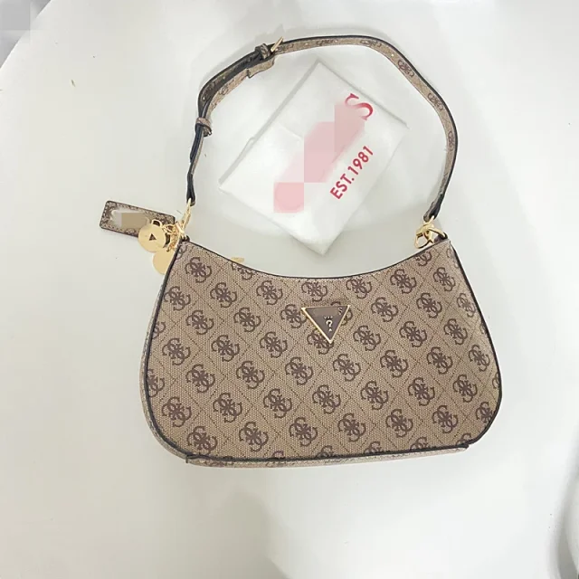 GUESS Shoulder Bags Monogram bag with triangle logo plaque product detail image 6