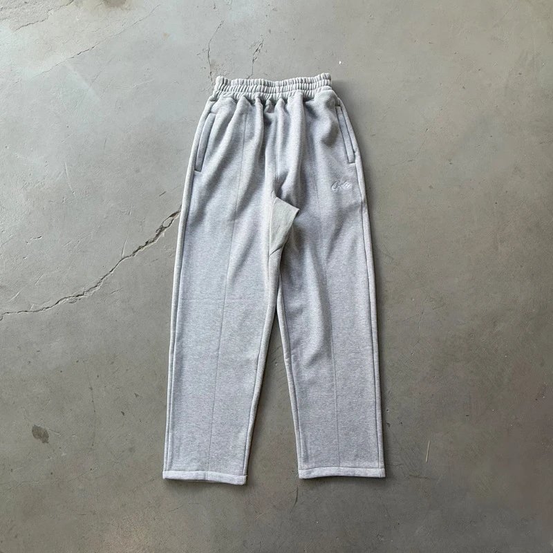 Corteiz Classic Logo Sweatpants Gray - 10