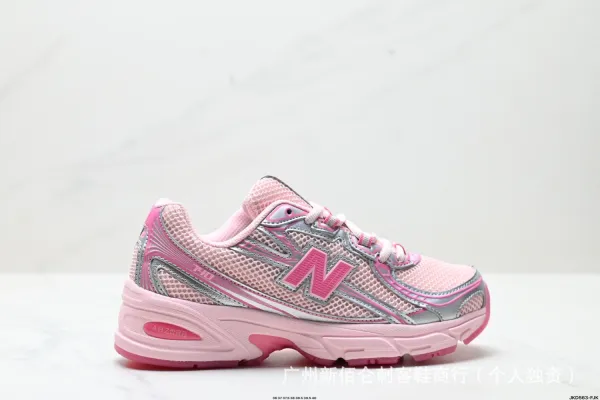 New Balance 740 Pink Mesh Running Shoes - 1