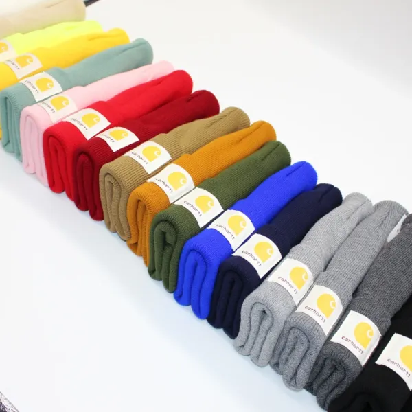 Carhartt WIP Watch Beanie Orange Hat - 6