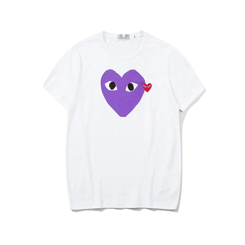 Comme des Garçons Heart T-Shirt Purple