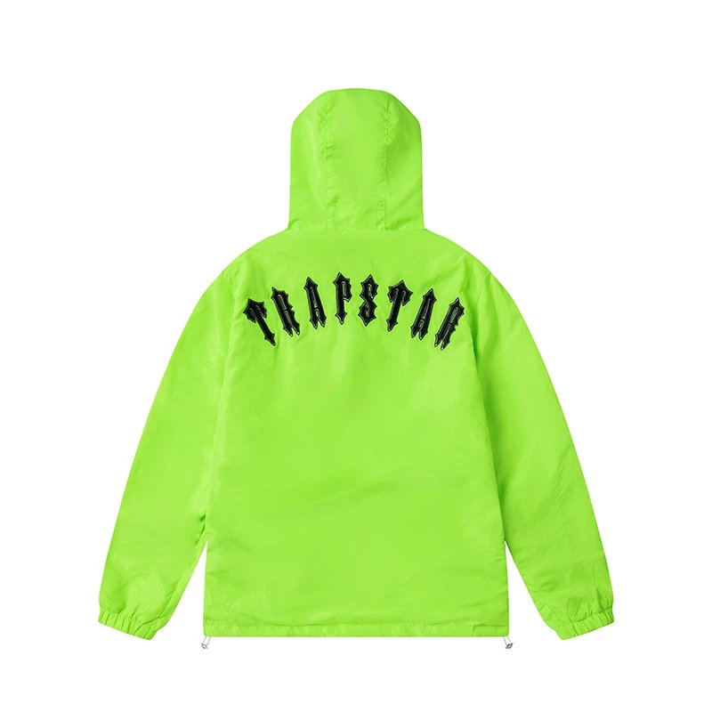 Trapspar Windbreaker Jacket Royal Blue Outerwear - 32