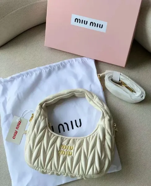 Miu Miu Arcadie Quilted Mini Shoulder Bag in Multiple Colors - 22