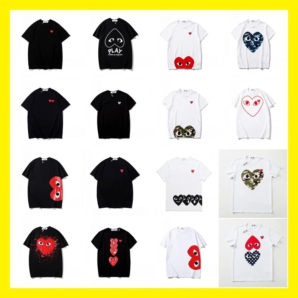 CDG Play Heart T-Shirt [Multip