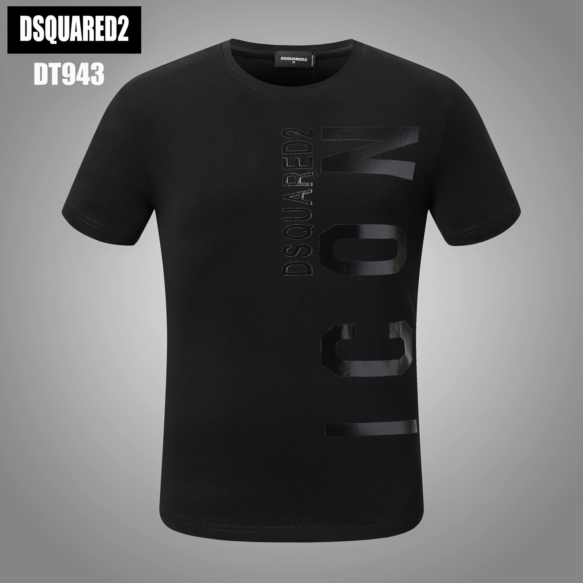 Dsquared2 Icon Vertical Tee Black on Black