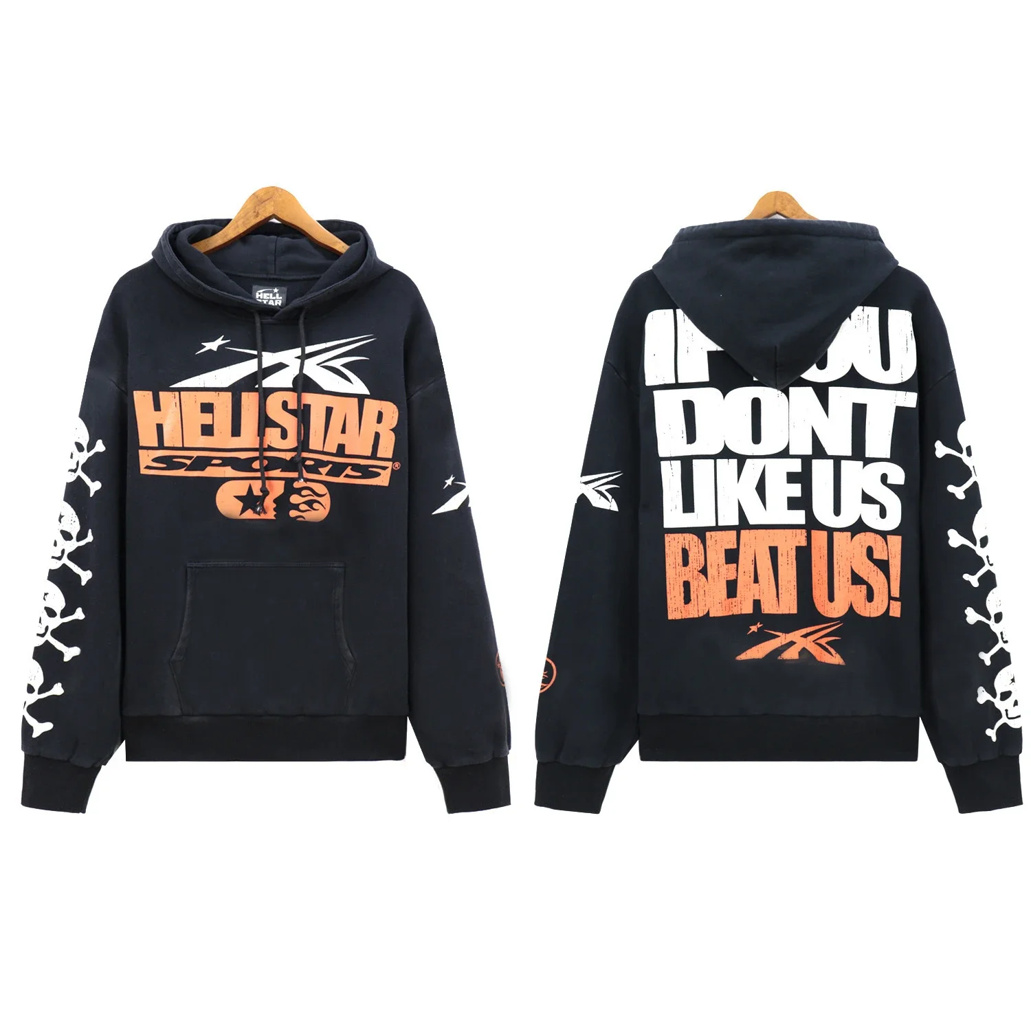 Hellstar Flame Portrait Hoodie