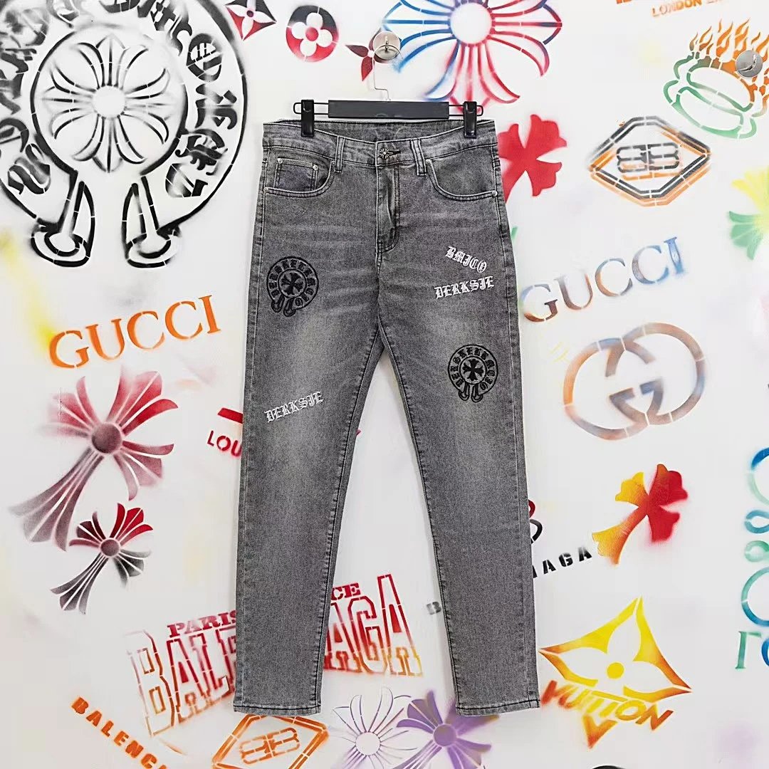 Chrome Hearts Cross-Embroidered Black Carpenter Pants product detail 30 in Litbuy spreadsheet finds