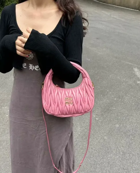 Miu Miu Arcadie Quilted Mini Shoulder Bag in Multiple Colors - 10