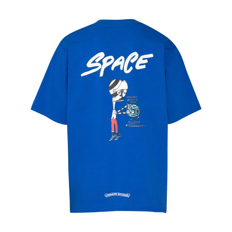 Chrome Hearts Space Astronaut Graphic Tee Blue