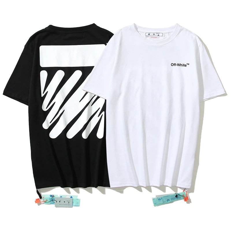 Off-White Arrow Print T-Shirt Black and White - 11