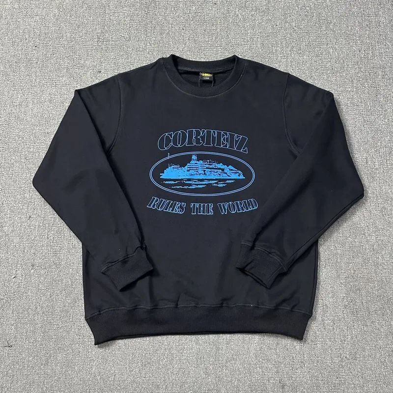 Cortez Rules The World White Graphic Hoodie - 26