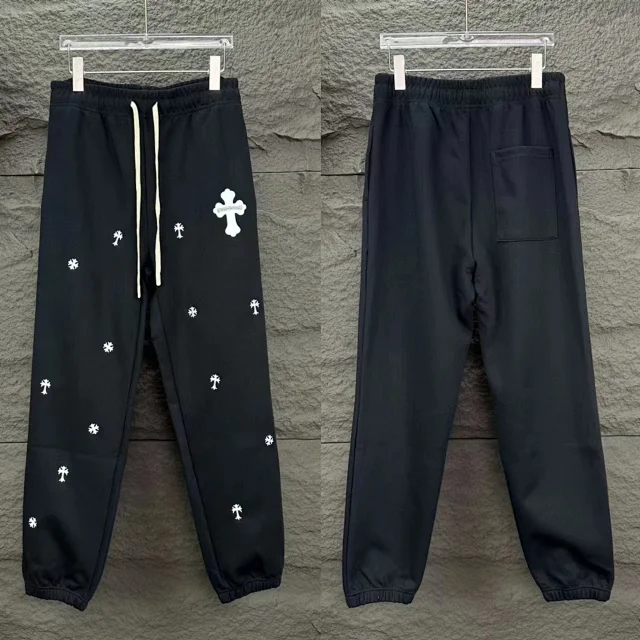 Unbranded Trousers Drawstring jogger with cross motifs product detail image 2