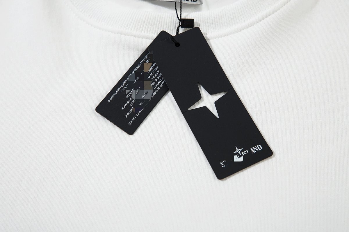 Stone Island Pink Crewneck Sweatshirt with Compass Patch Hoodie product detail 24 in Litbuy spreadsheet finds