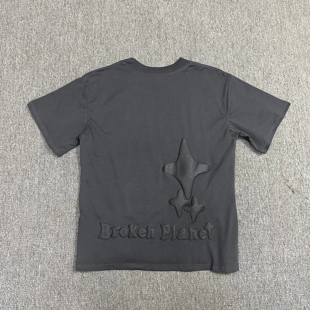 Design Trapped in Time Graphic Oversized T-Shirt Navy - 15