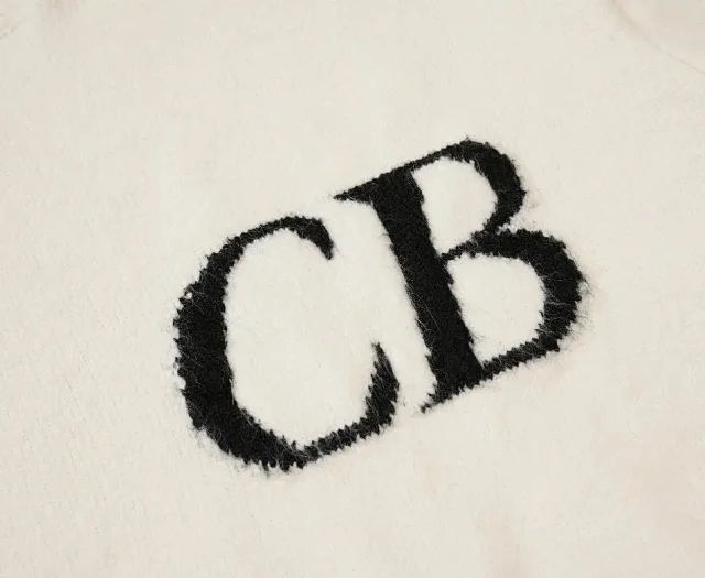 Cole Buxton CB logo knitwear and shorts product detail image 17
