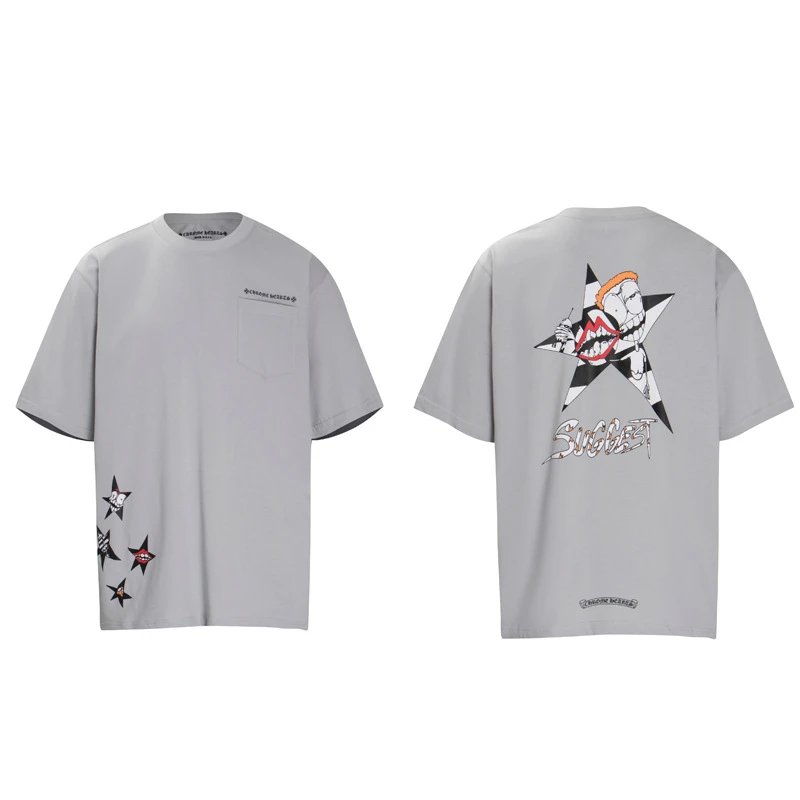 Design Angel Wing Outline Graphic T-Shirt White - 11