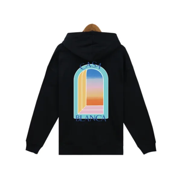 Casablanca Casa Blanca Graphic Hoodie Black - 10
