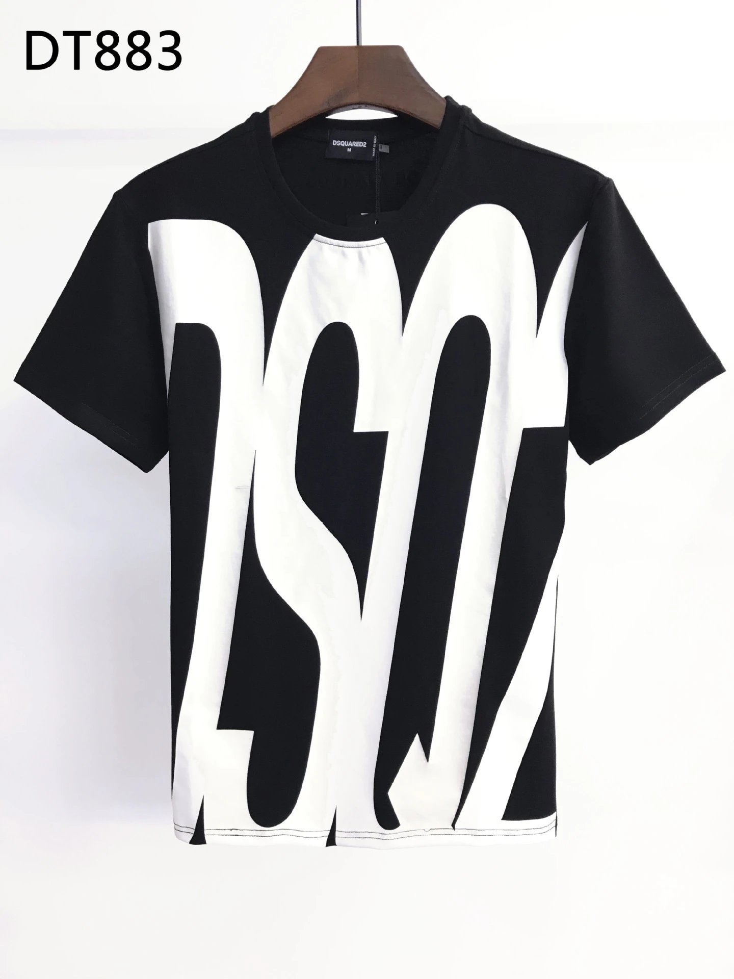 Dsquared2 DSQ2 Oversized Script Tee Black White
