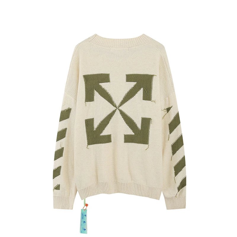 Off-White Gradient Mohair Sweater Pink Multicolor - 19