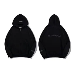 thumbnail for 【DX14】立体硅胶字母男女美式高街植绒连帽衫卫衣外套帽衫