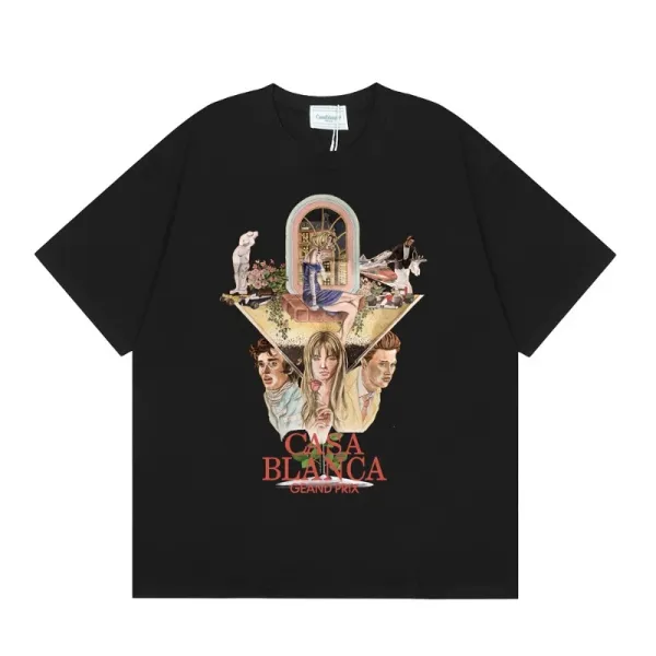 Casablanca Casa Blanca Grand Prix Black T-Shirt - 1
