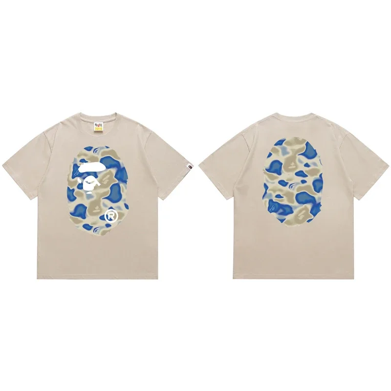 BAPE Big Ape Head Grey Tee