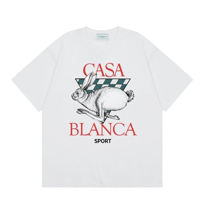 Casablanca Sport Running Rabbit Tee White