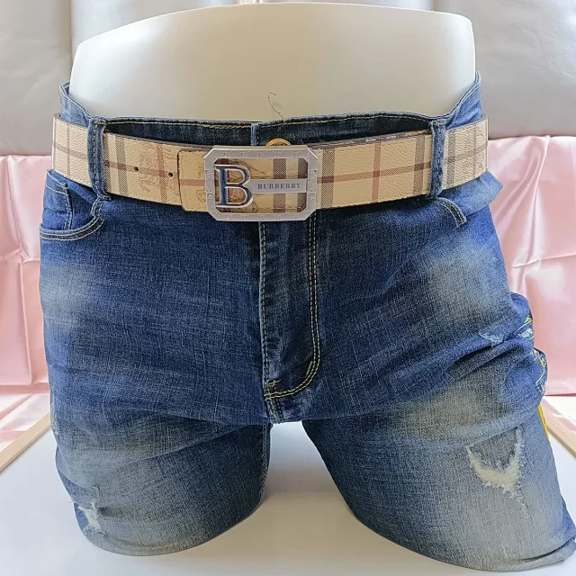 Burberry Belts Check Pattern Equestrian Knight Buckle product detail image 31