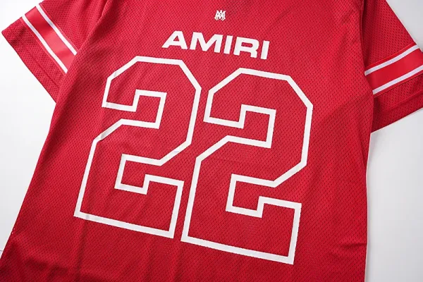 Amiri Mesh Football Jersey White - 24
