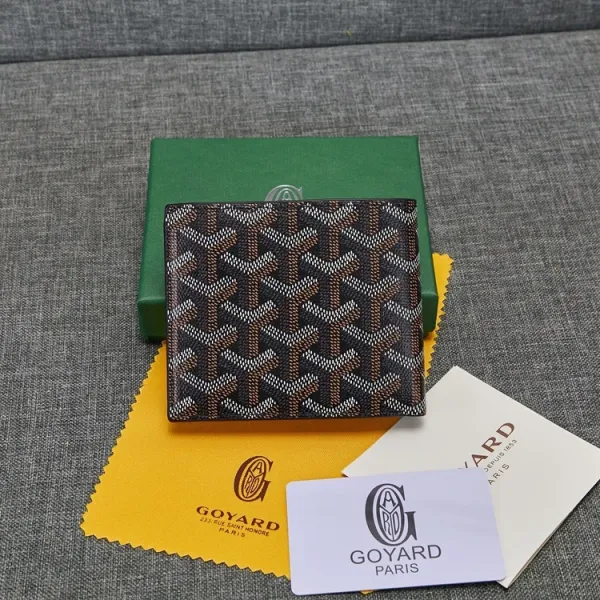 Goyard Saint Louis Bi-Fold Wallet Yellow Chevron - 6