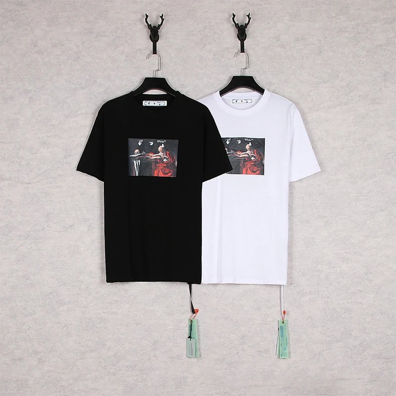 Off-White Arrow Print T-Shirt Black and White - 3