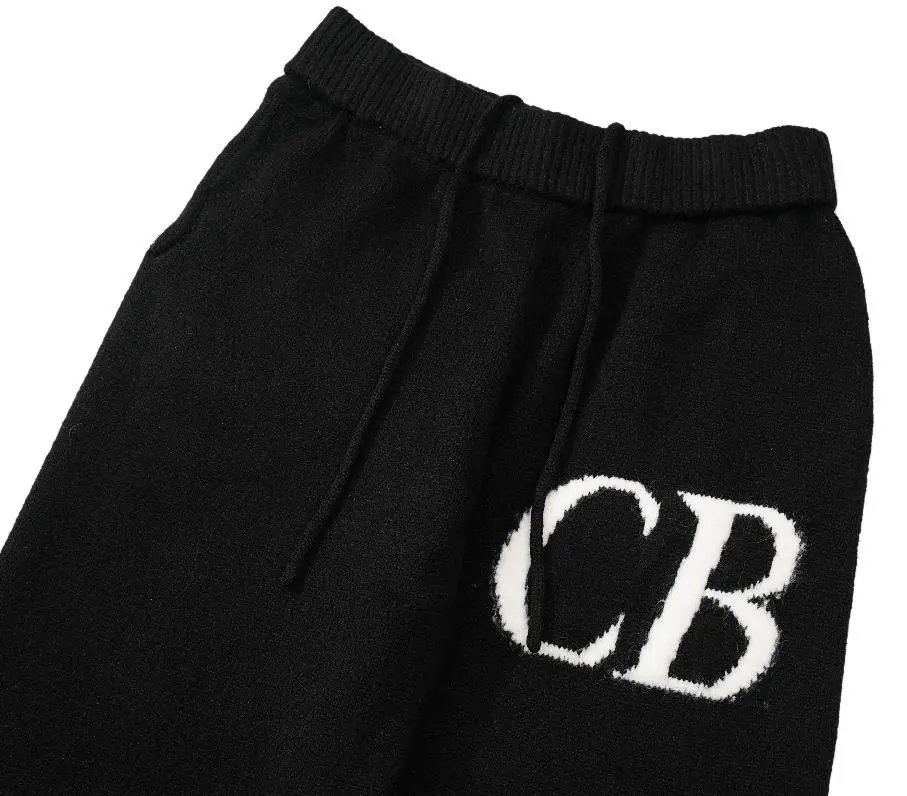 Design CB Logo Knit Hoodie White Hoodie - 35