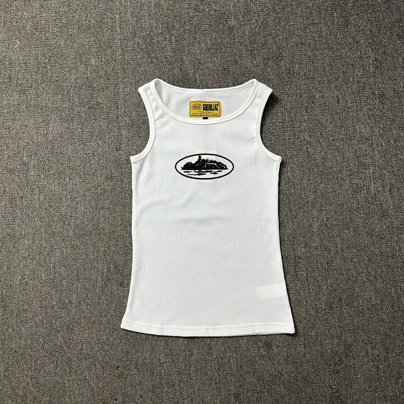 ERL Island Logo Ribbed Tank Top