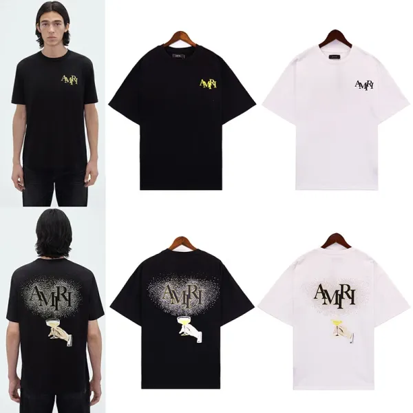 Amiri Bold Logo Neon Green T-Shirt - 32