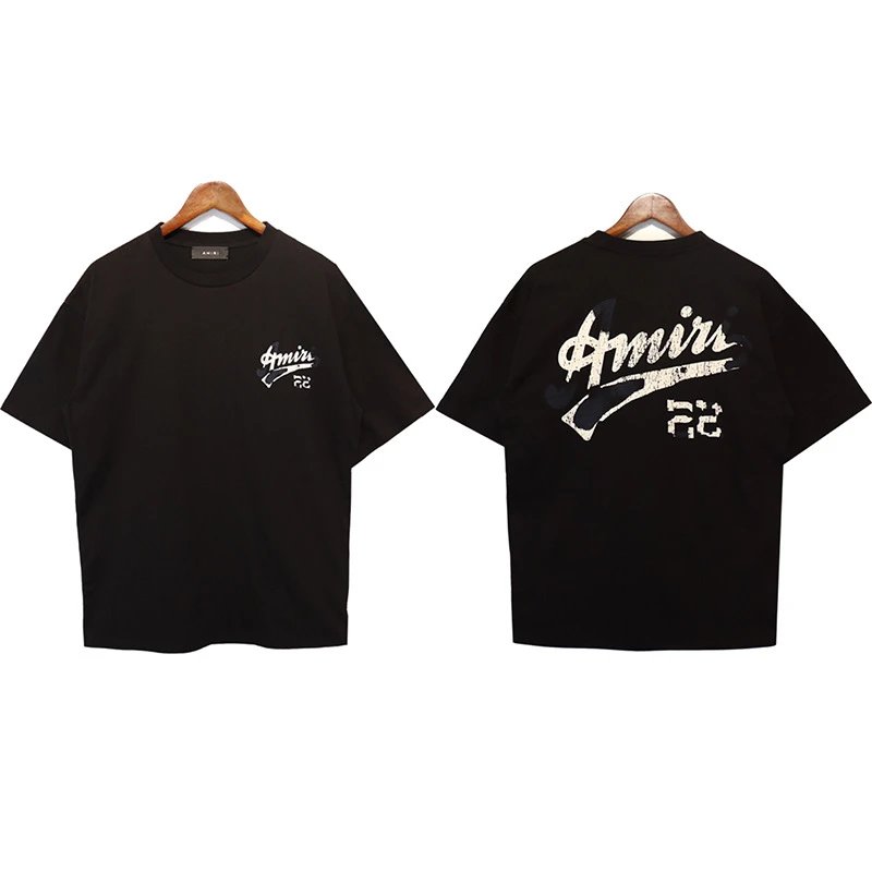 Amiri Script Logo Tee Black