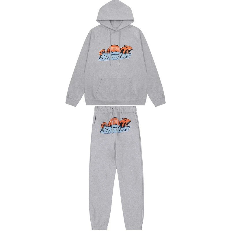 Trapstar Black Logo Hoodie and Sweatpants Set - 7
