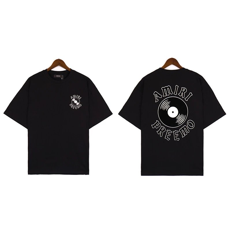 Amiri x Preemo Vinyl Record Tee Black