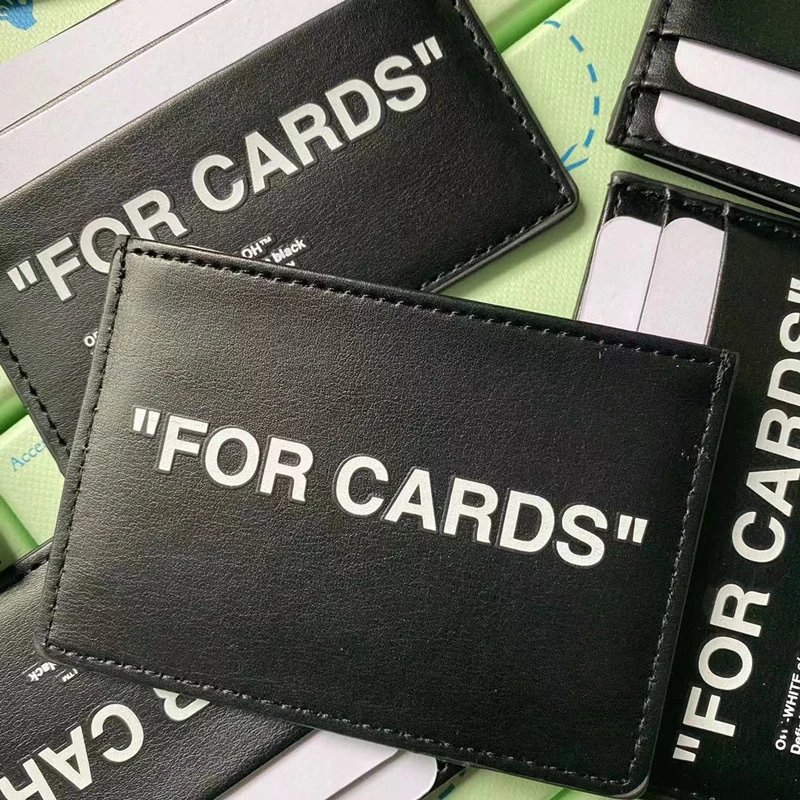 Off-White For Cards Card Holder Black - 6