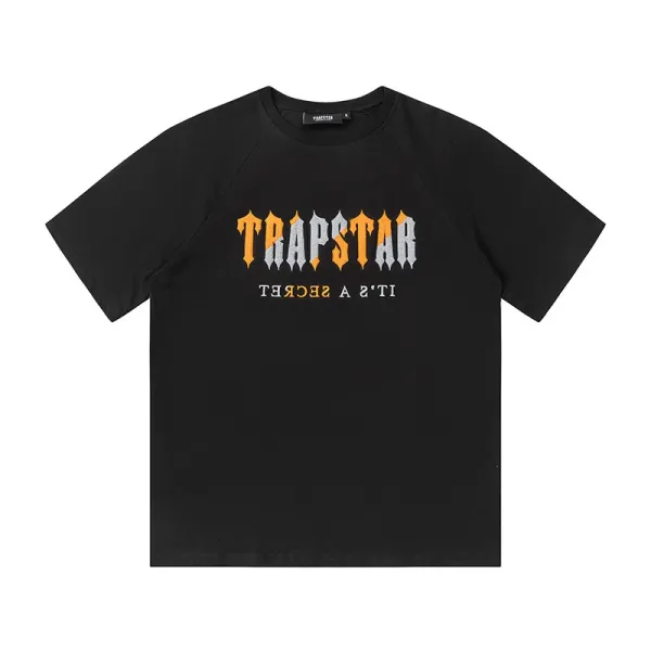 Trapstar Gothic Logo Graphic T-Shirt Gray - 9