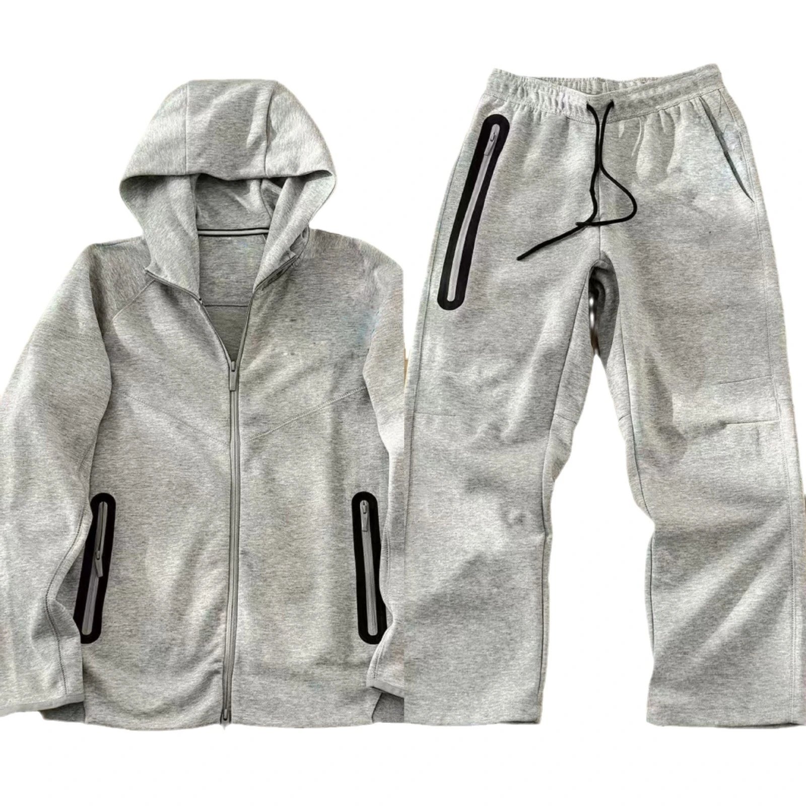 法国精选DX38春秋新款休闲运动空气层连帽夹克外套和卫裤套装质量好 5