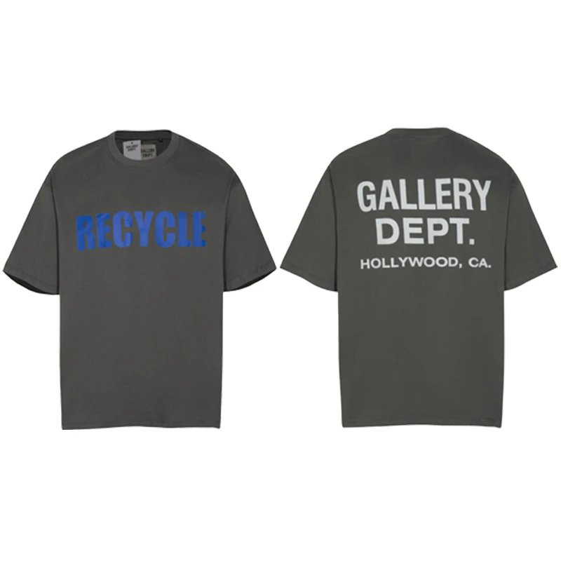 Gallery Dept Artistic Portrait Washed Black T-Shirt - 59