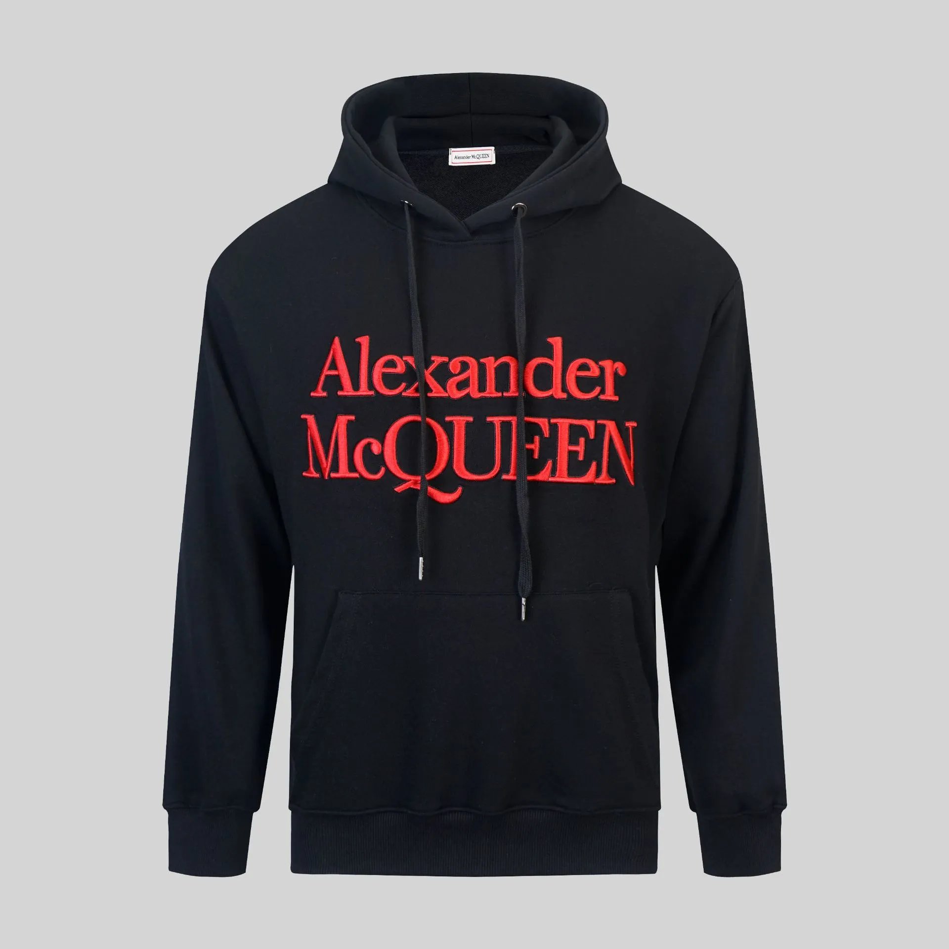 Alexander McQueen Painted Logo White Hoodie - 10