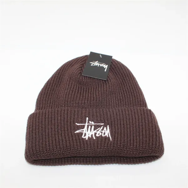 Stüssy Stock Logo Beanie Orange - 12