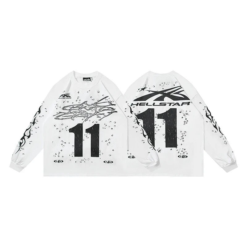 Hellstar 08 Path to Paradise Long-Sleeve Graphic Tee Black T-Shirts product detail 47 in Litbuy spreadsheet finds