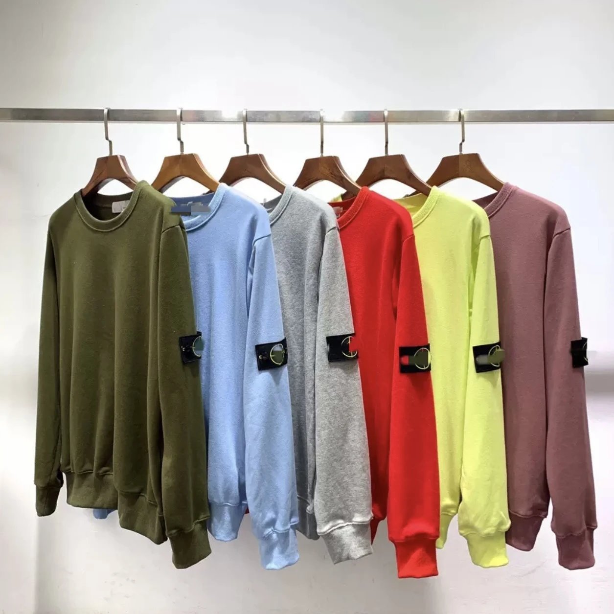 Stone Island Light Blue Crewneck Sweatshirt - 10
